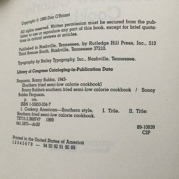 Southern Semi -LowCalorie Cookbook SIGNED Great Recipes: Fun Book/Men Don't Diet - Picture 4 of 13